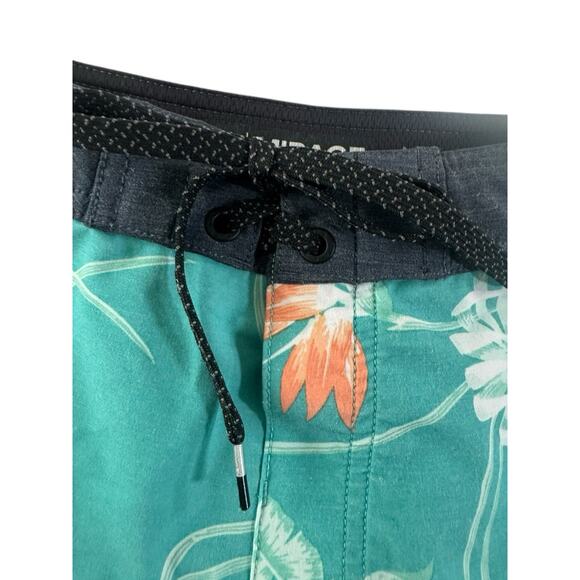 Rip Curl Board Shorts Mens 30 Waist Floral Hawaiian Stretch Mirage #5693 - Picture 5 of 15